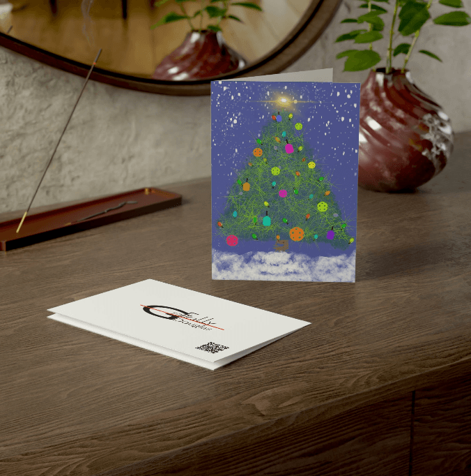 Holiday Tree greeting card by Stephen Douglas