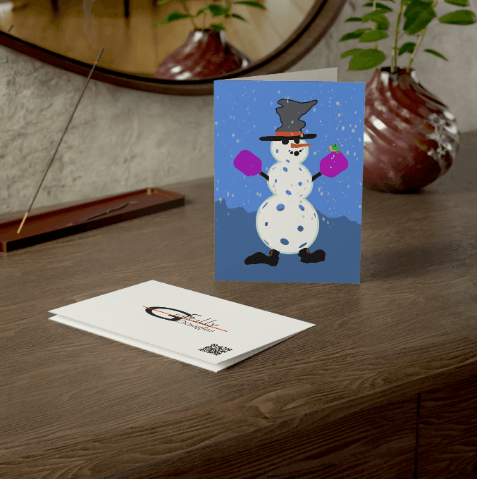 Pickle Man greeting card by Stephen Douglas
